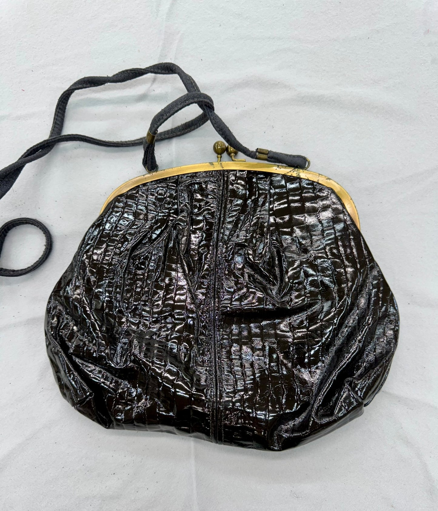 Big Coin Purse – Secondhand Bag for Upcycling or Everyday Use