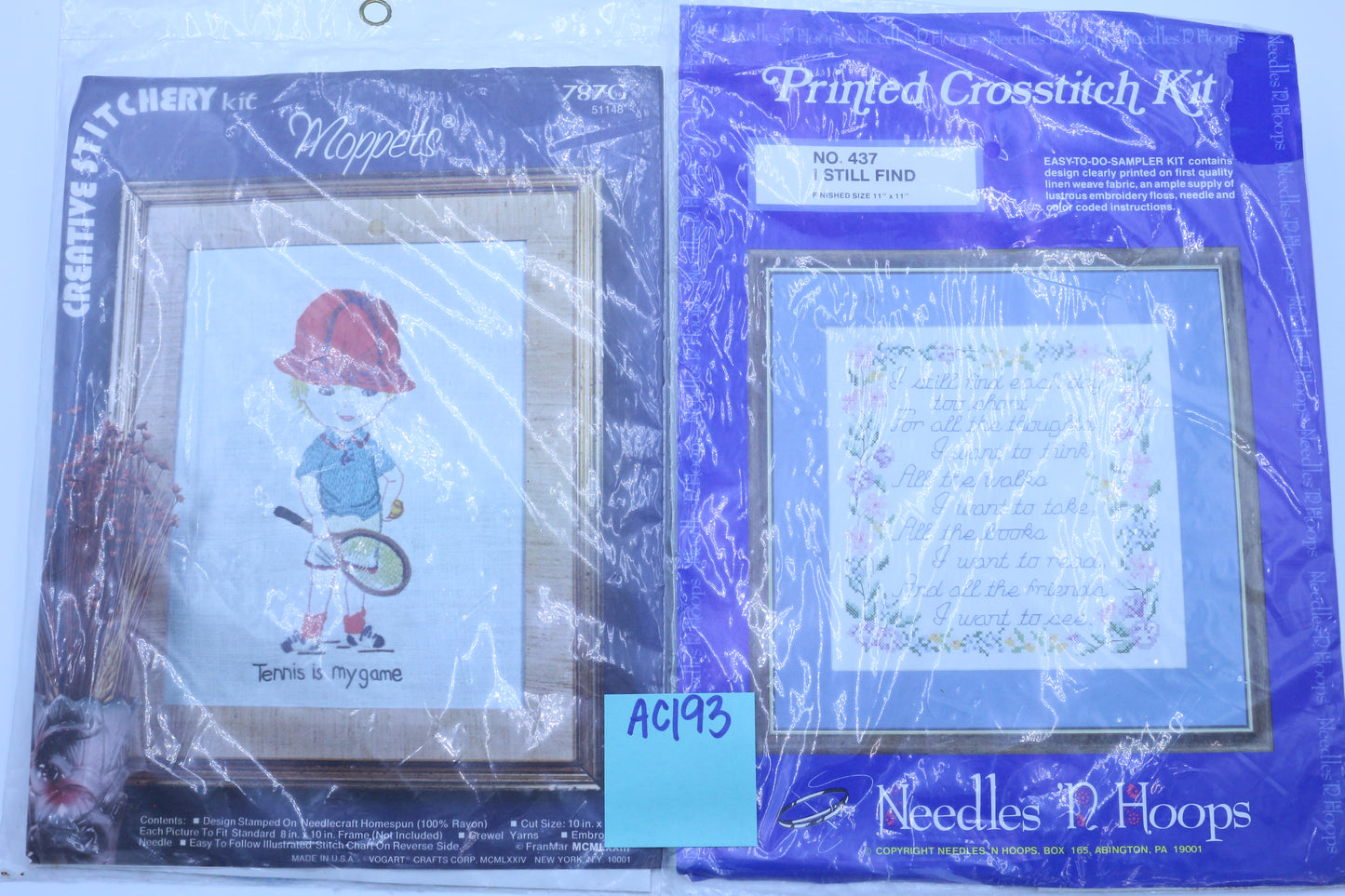 CREATIVE STITCHERY MOPPETS or PRINTED CROSSTITCH I STILL FIND