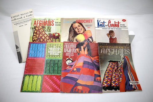 Vintage Knit and Crochet Booklet Bundle