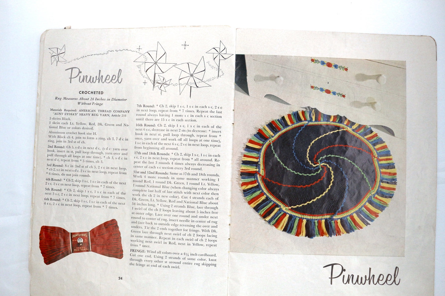Vintage Crocheted Rugs Magazine