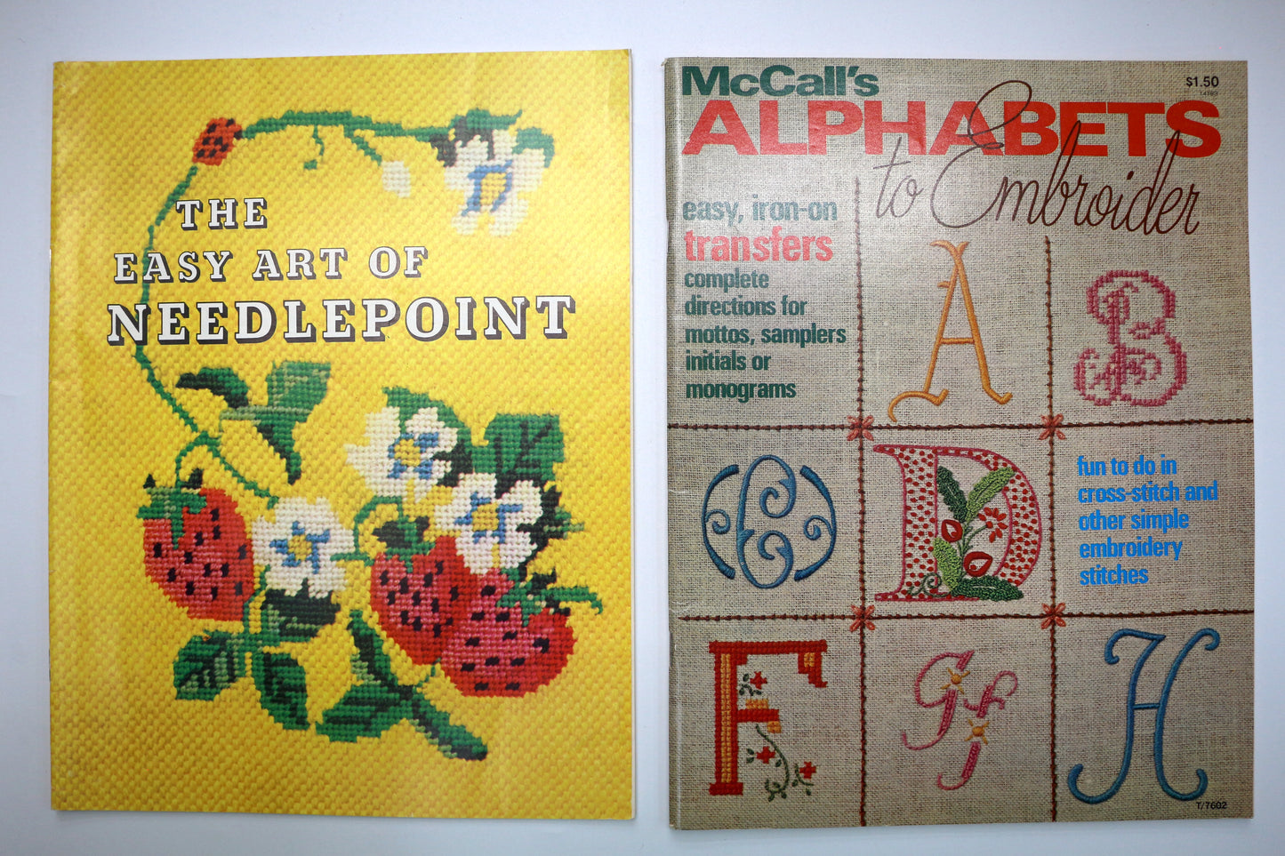 McCalls Alphabets to Embroider or The Easy Art of Needlepoint