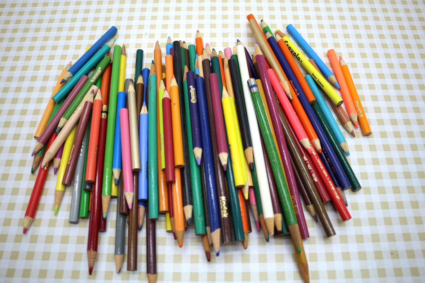 1/2 pound of Mixed Colored Pencils, Collage Art Supplies, Art Supplies