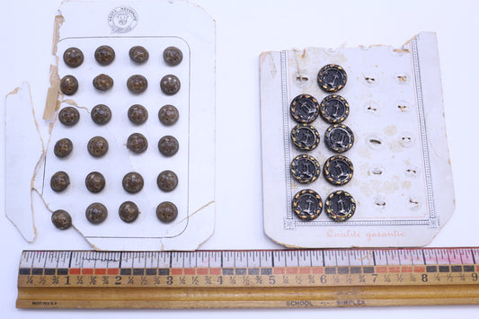 Vintage Buttons Wheel Style or Little Village Style