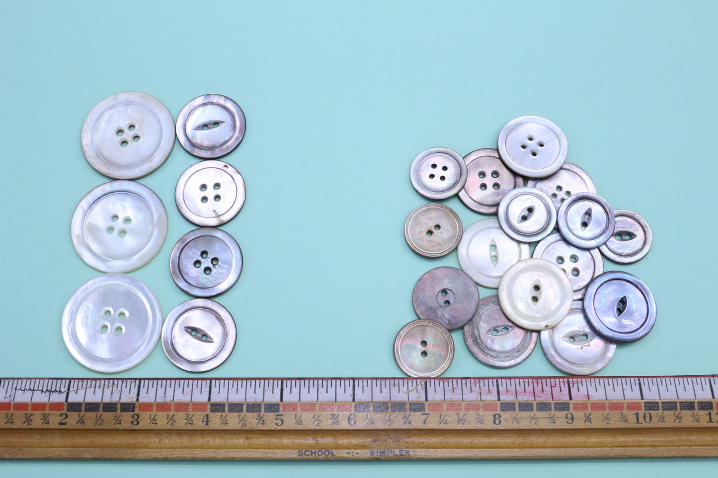 Vintage Shell Buttons Big Buttons or Small Variety