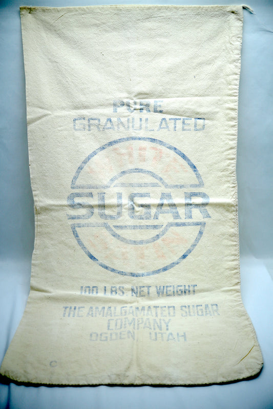 Vintage Cotton Sugar Sack 18" x 33"