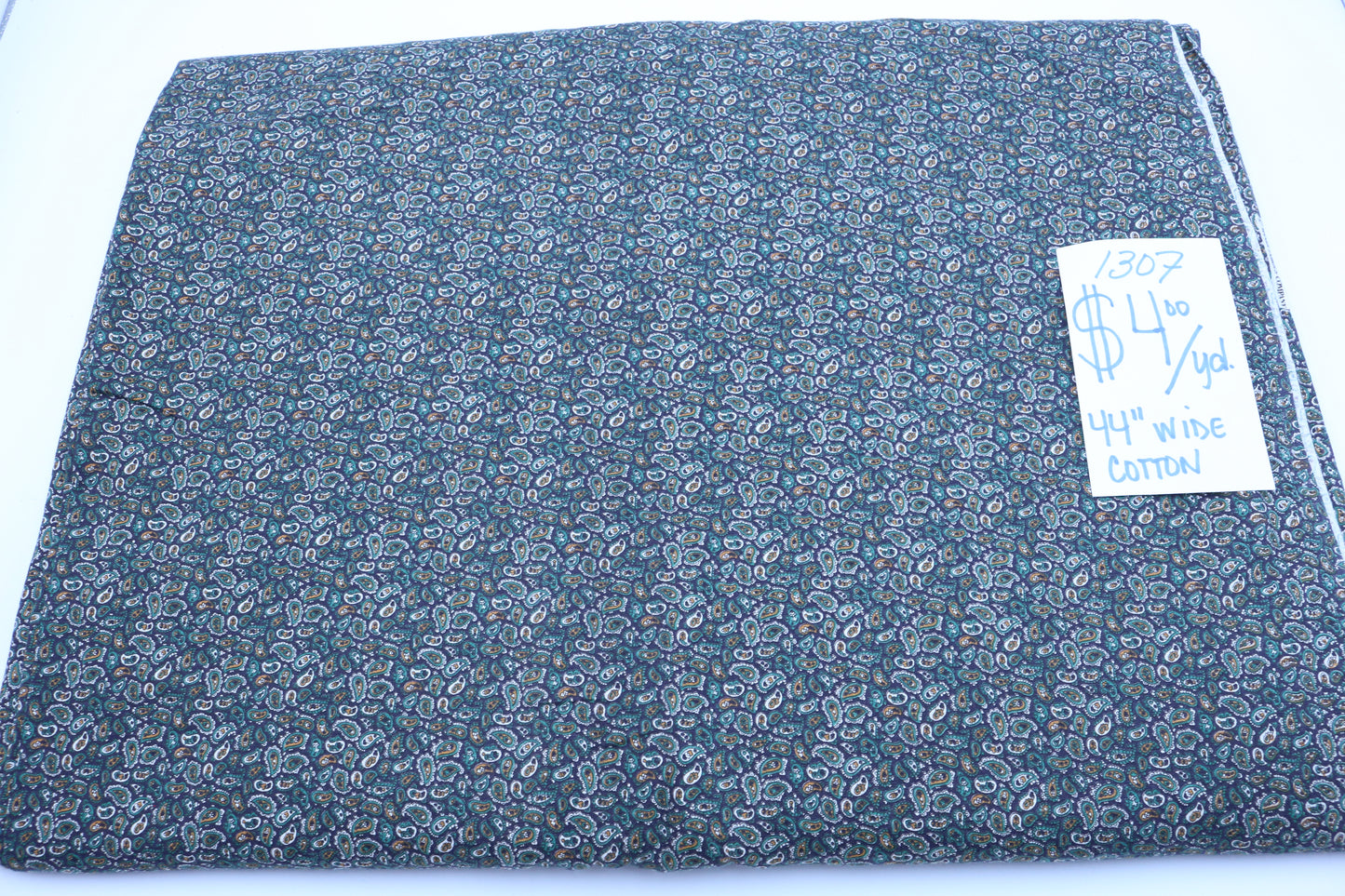 Paisleys Party Cotton Fabric 44" wide