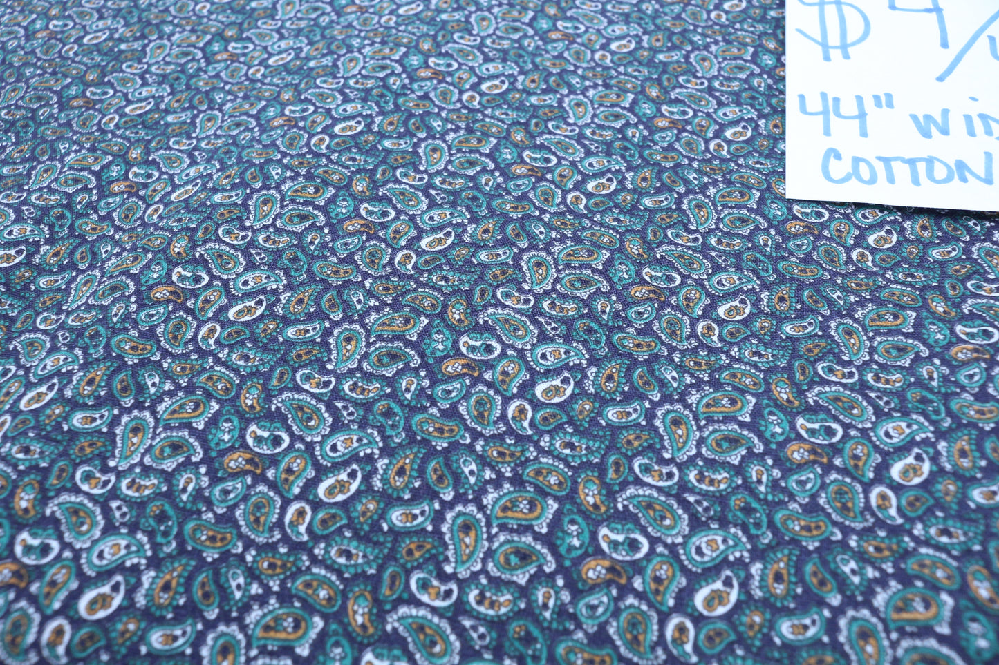 Paisleys Party Cotton Fabric 44" wide