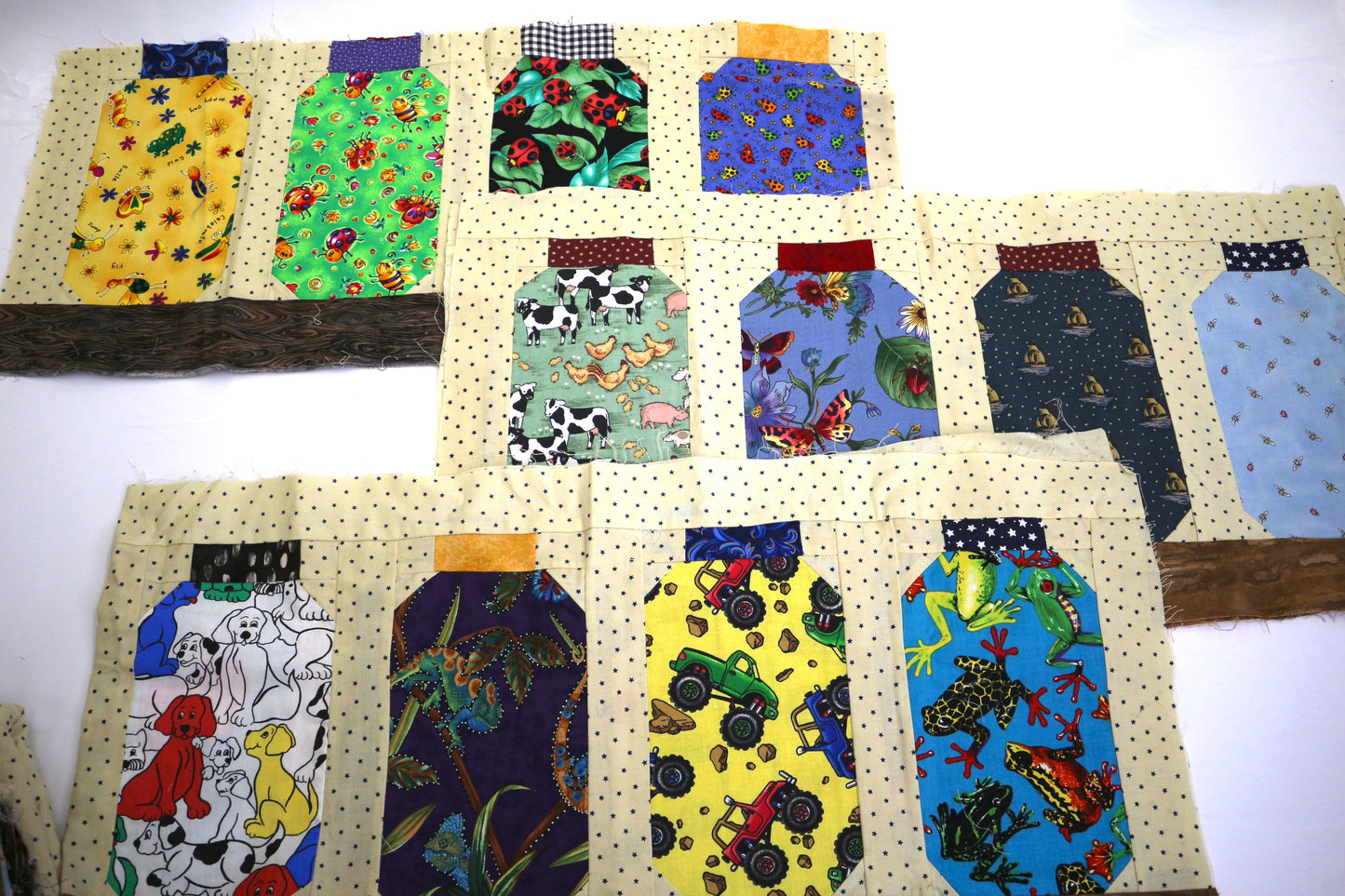 Lanterns Quilt Project Unfinished