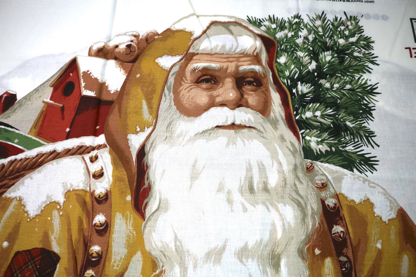 Daisy Kingdom Vintage Santa Cut & Sew Fabric Panel