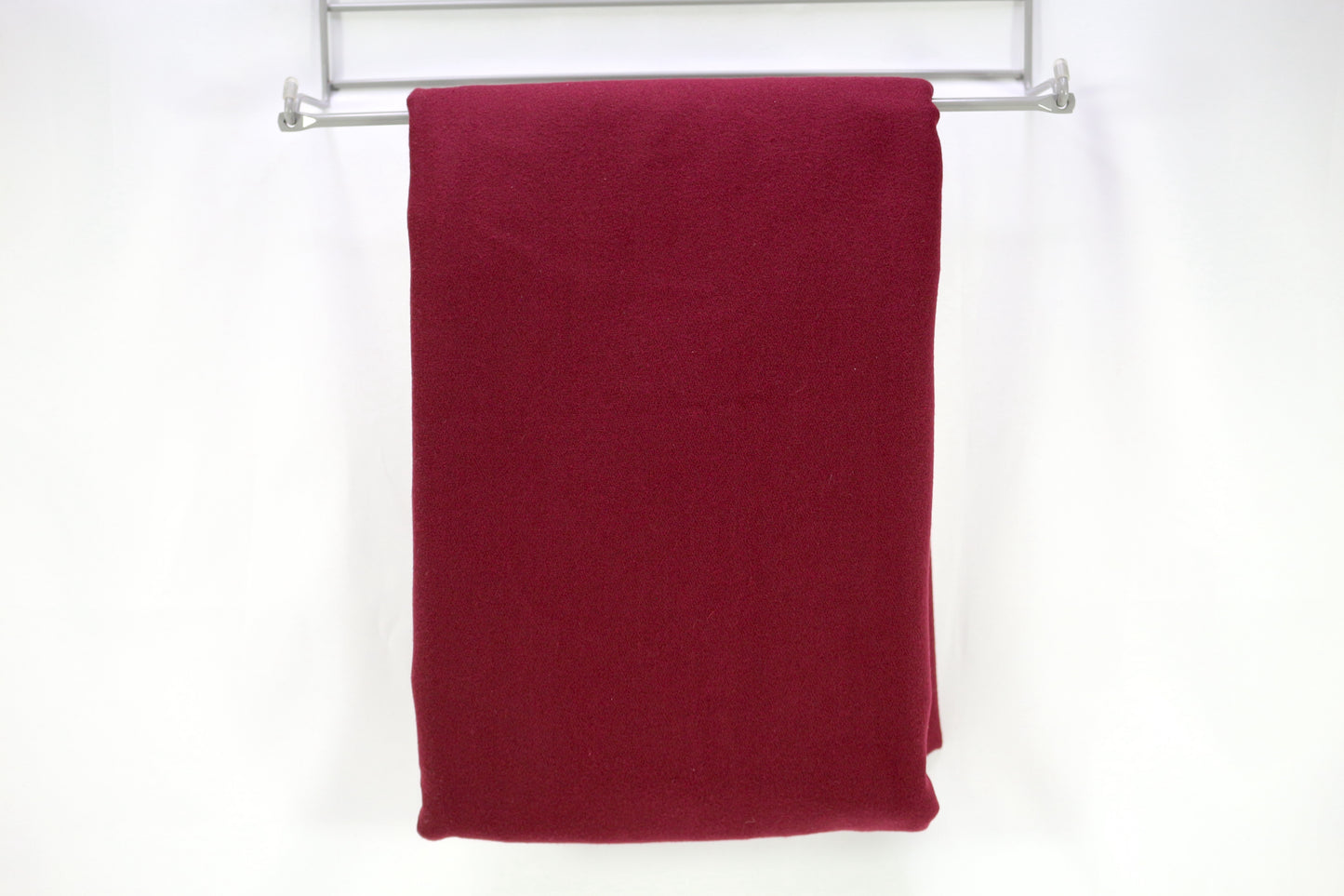 Maroon Cotton Blend Woven Fabric 64" x 1.75 yds