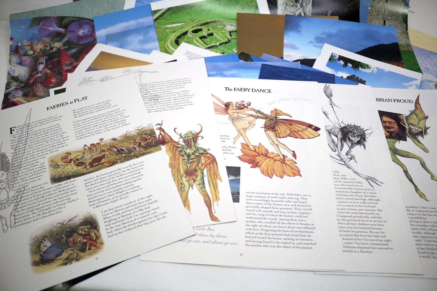Fairy & Ireland Junk Journal Kit, Ephemera Pack