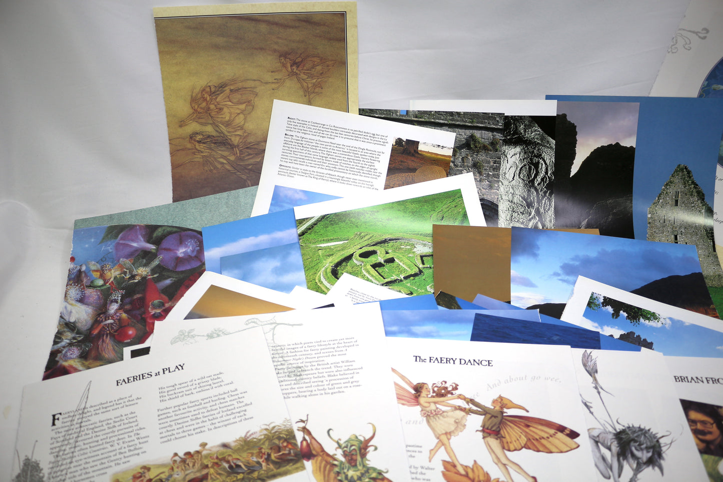 Fairy & Ireland Junk Journal Kit, Ephemera Pack