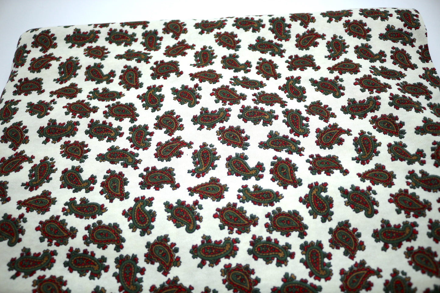 Vintage-Style Paisley Knit Fabric β 3 Yards, 62" Wide | Soft Cotton Blend Stretch