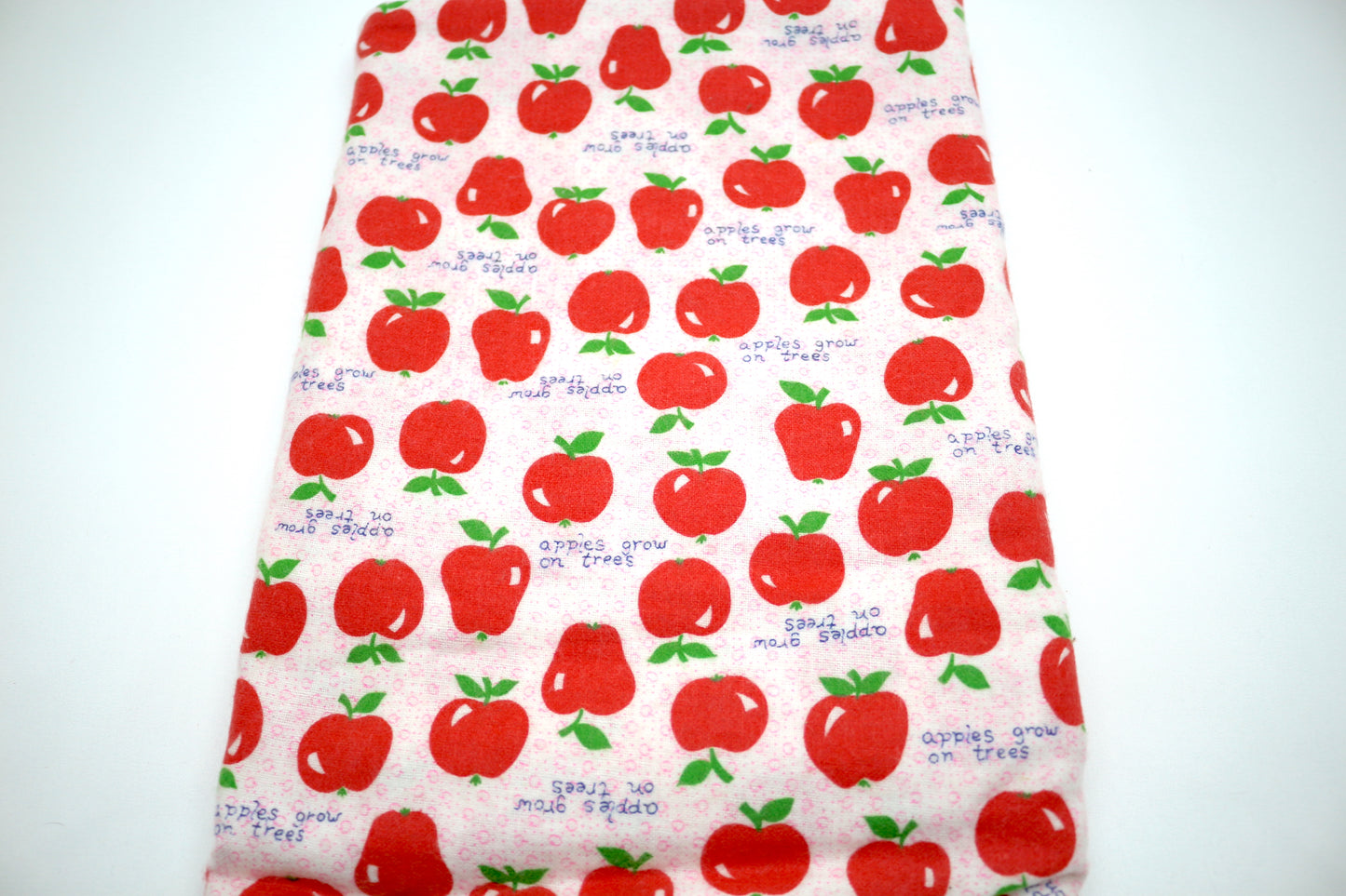 Apple Picking Farm Flannel Fabric 44" x 1 yd