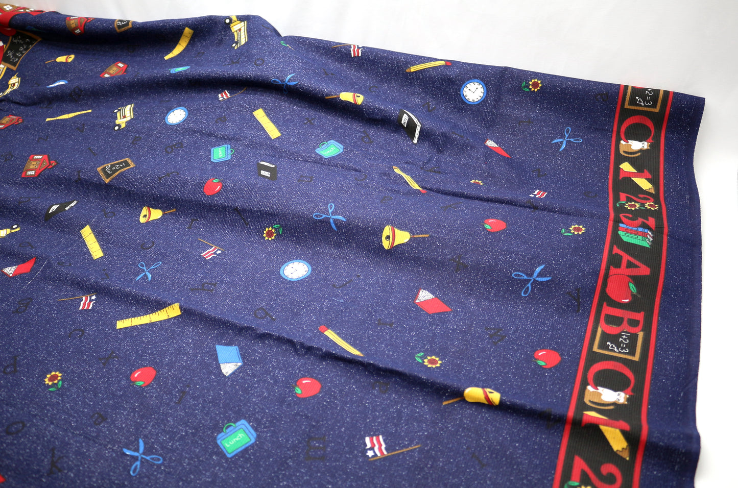 Classroom Rules Corduroy Cotton Fabric School Supplies 45" x 2.75 yds