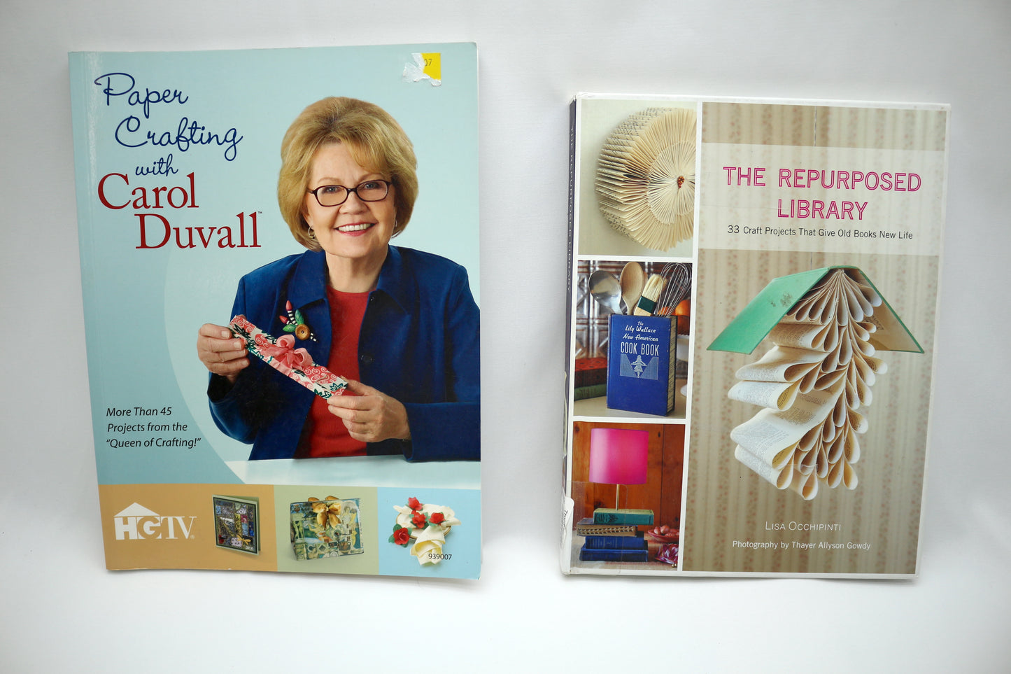 Paper Crafting with Carol Duvall OR The Repurposed Library
