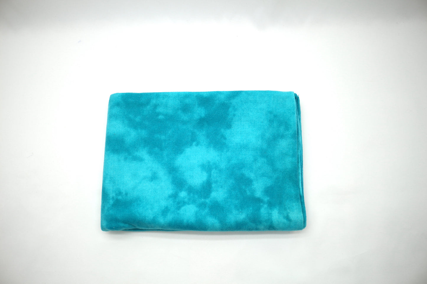 Tie Dye Turquoise Flannel Fabric 42" x 1.5 yds