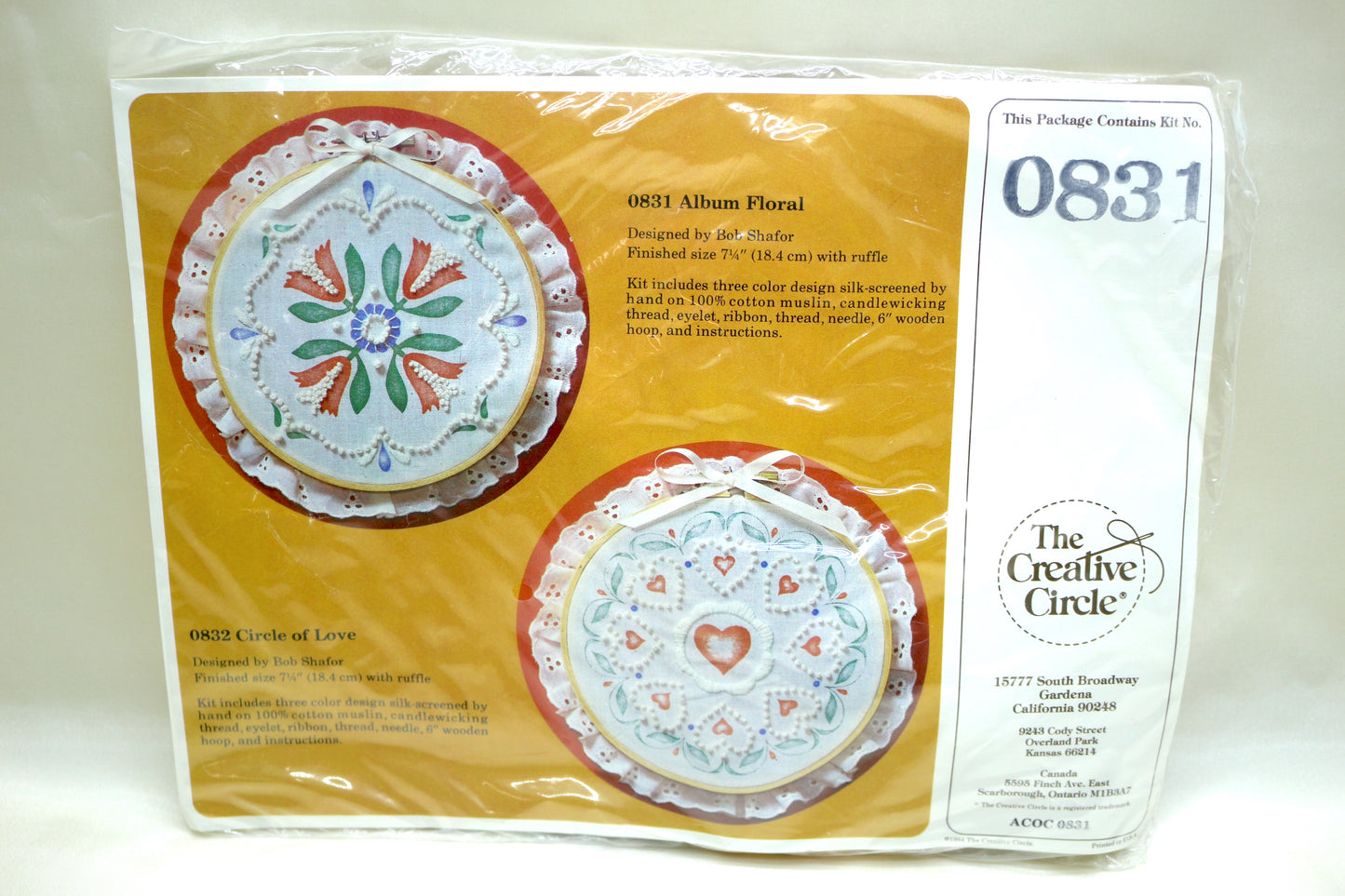 The Creative Circle #831 Album Floral