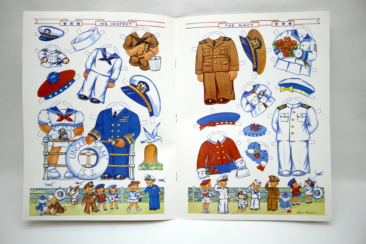 Uncle Sam's Little Helpers Paper Dolls