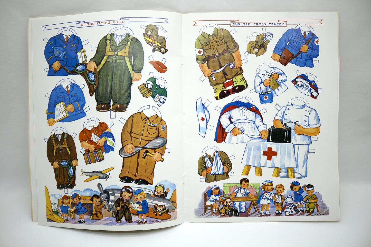 Uncle Sam's Little Helpers Paper Dolls