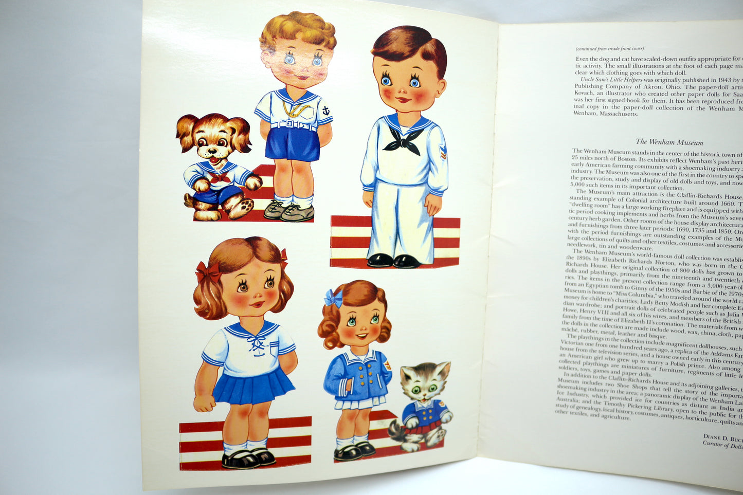 Uncle Sam's Little Helpers Paper Dolls