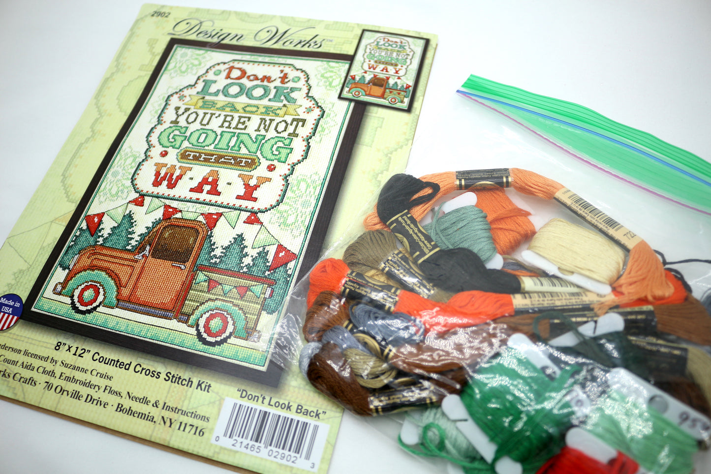 Design Works Don't Look Back Cross Stitch Pattern & Thread