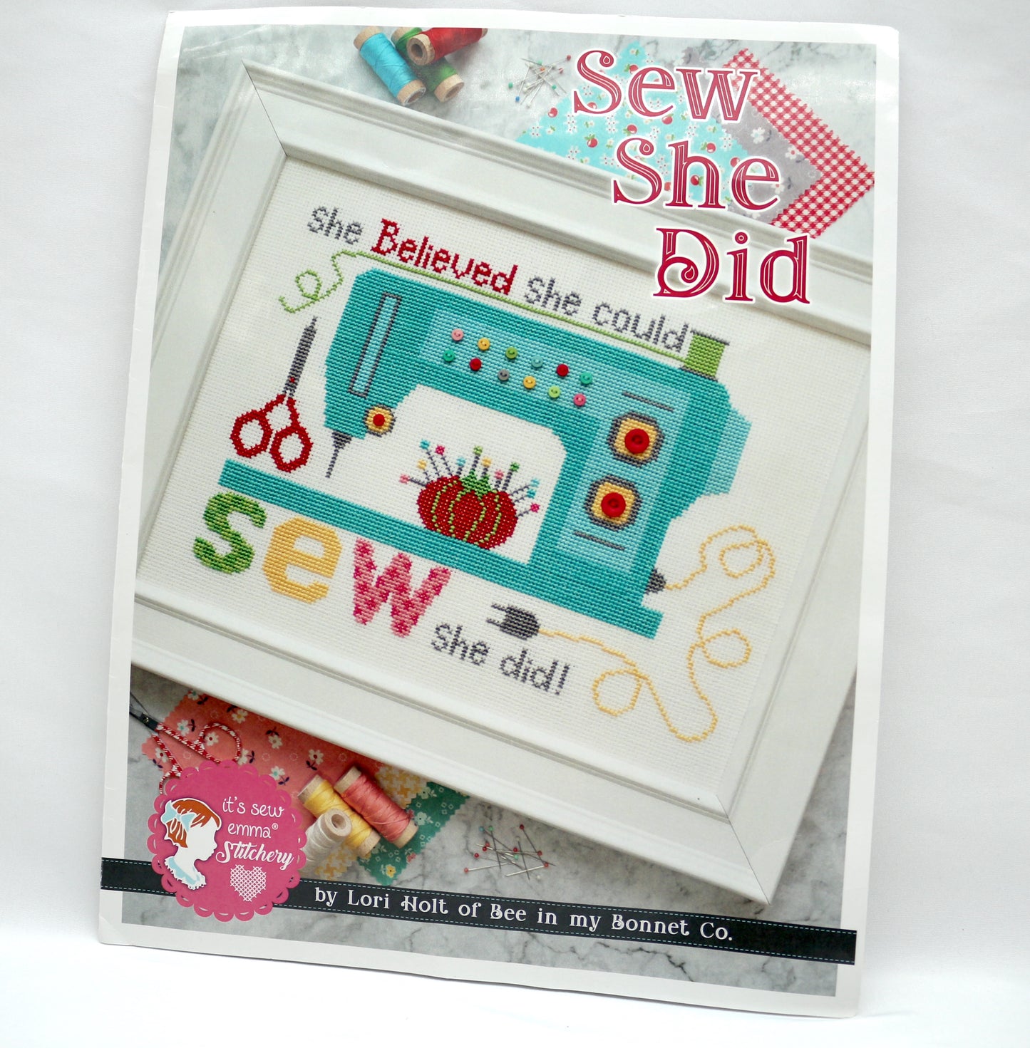 Sew She Did Cross Stitch Pattern