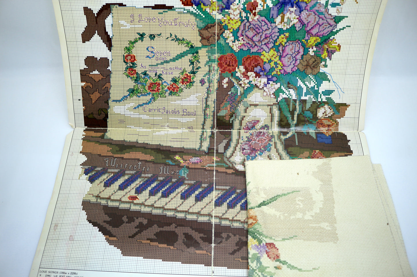 Leisure Arts Love Songs Needlepoint Pattern