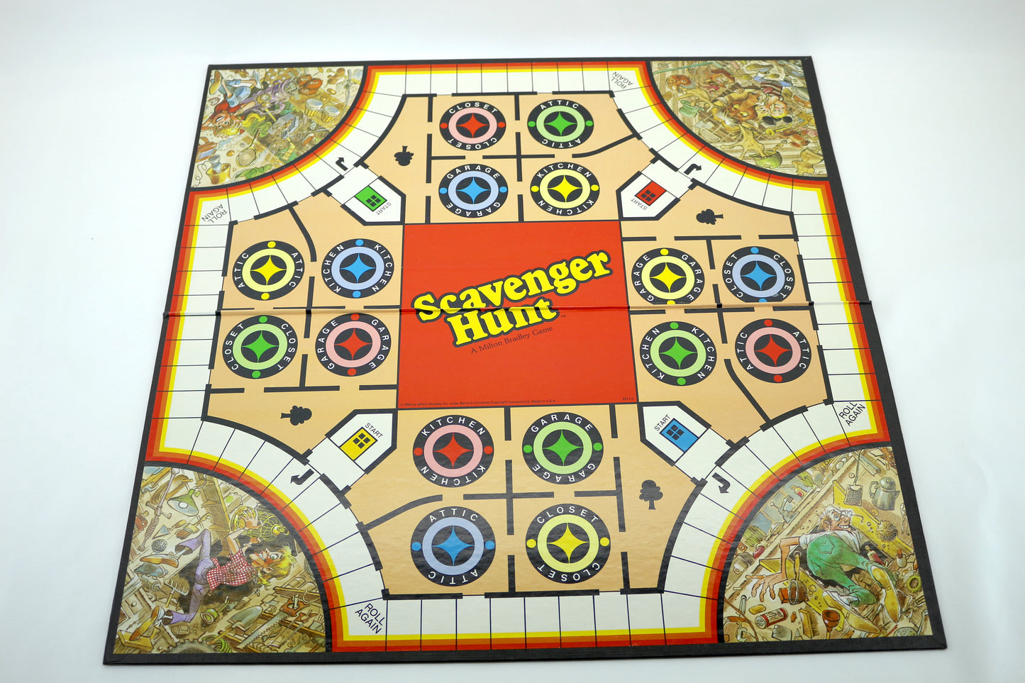 Vintage Game Board Scavenger Hunt