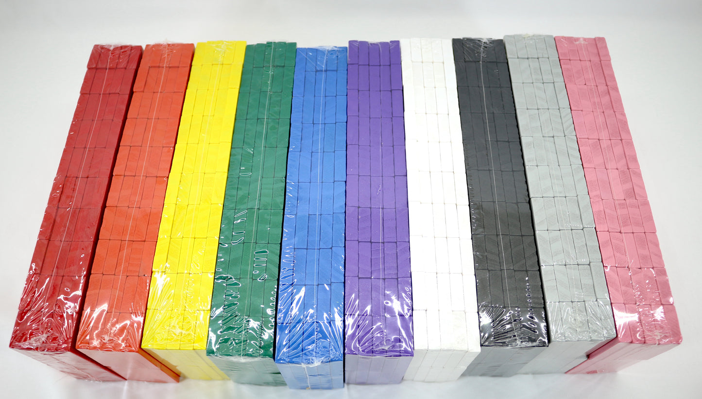 Blank Dominoes in Various Colors