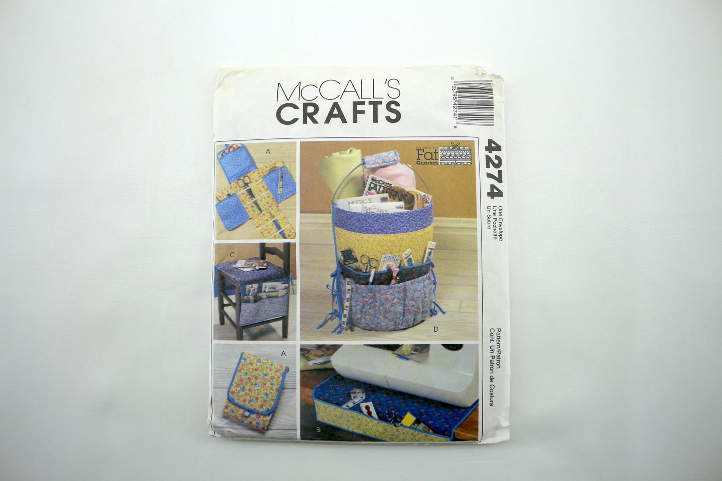 McCalls M4274 Crafts Sewing Pattern
