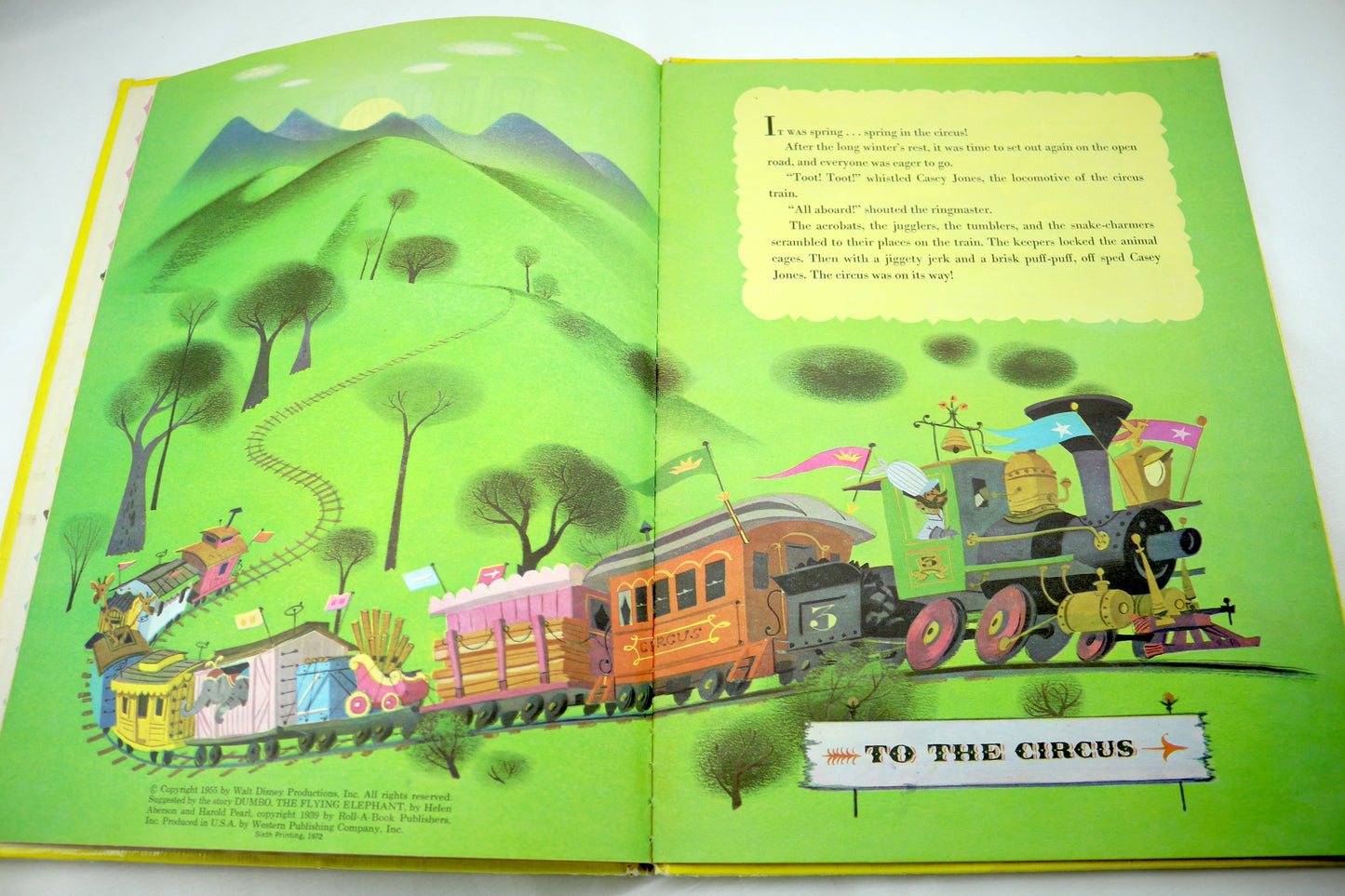 Vintage 1972 Walt Disney’s Dumbo Book - A Classic Tale with Retro Charm