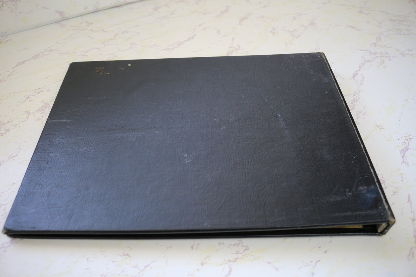 Vintage Check Register Binder (13" x 10") – Perfect for Crafting & Organization