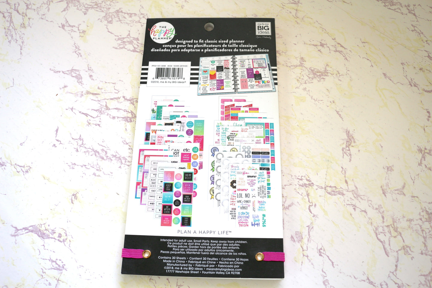 Happy Planner Sassy Pants Sticker Sheet Books – Elevate Your Planning with Fun & Functional Stickers