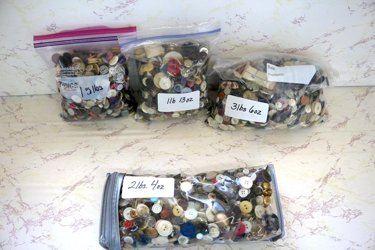 Bags of Buttons – Choose Your Size!