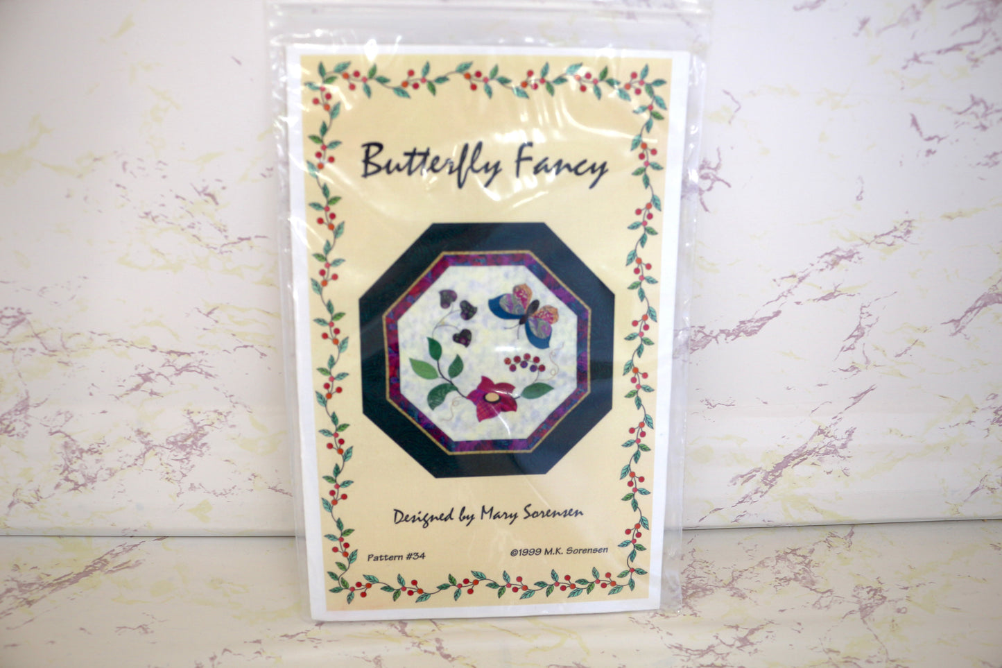 Butterfly Fancy Applique Pattern