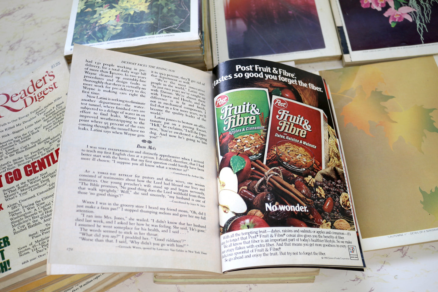 1980s Reader’s Digest Magazines – Perfect for Crafty Projects and a Zero-Waste Mindset