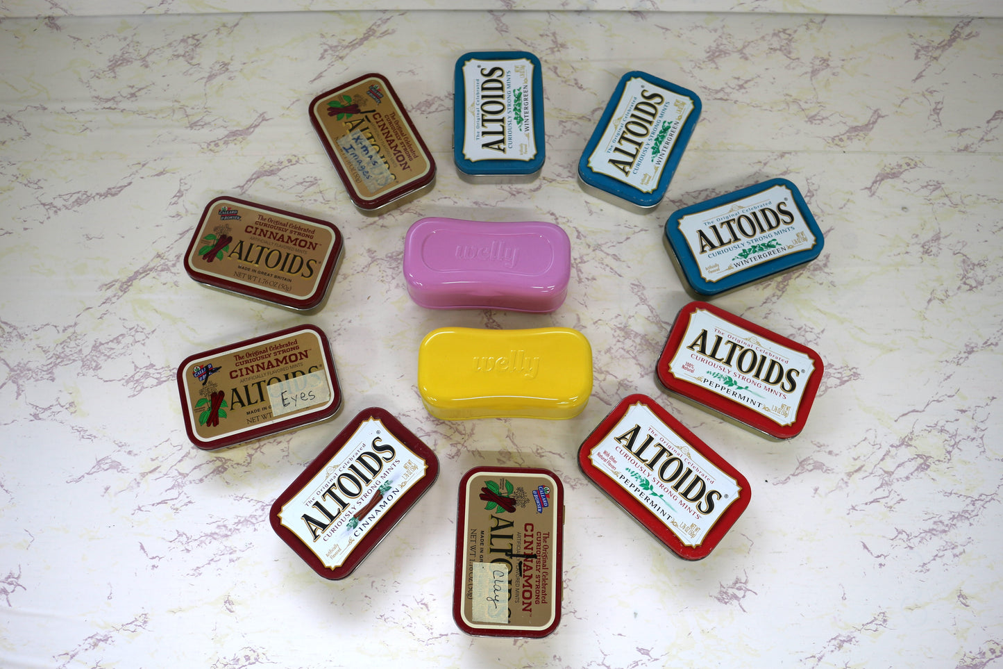 Empty Altoid or Welly Container – Versatile Storage for Your Crafting Needs!