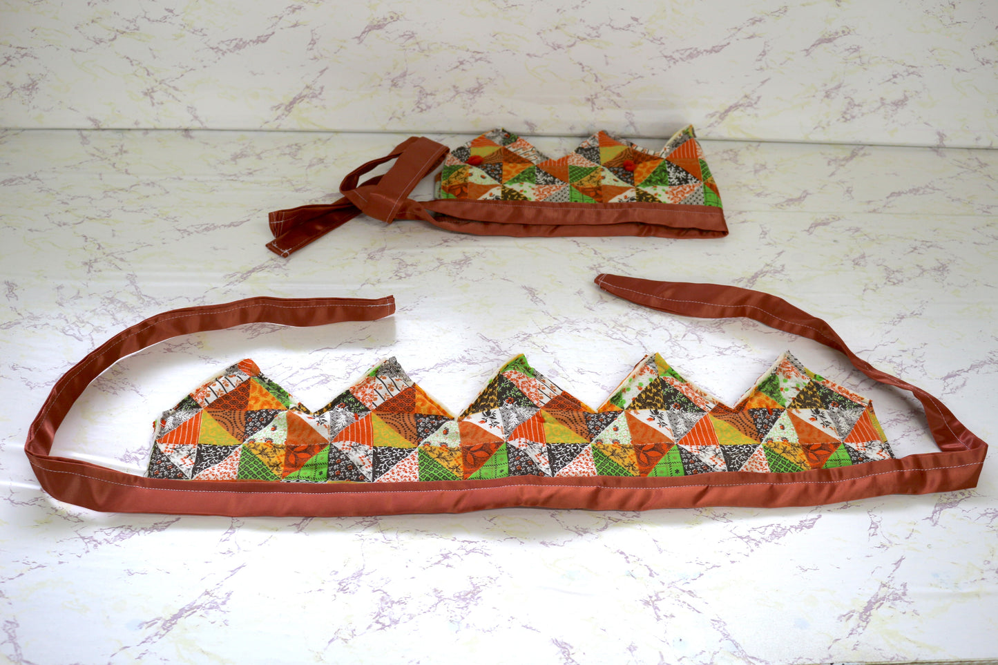 Upcycled Quilt Crowns – Whimsical Vintage Charm, Ready for Any Occasion!