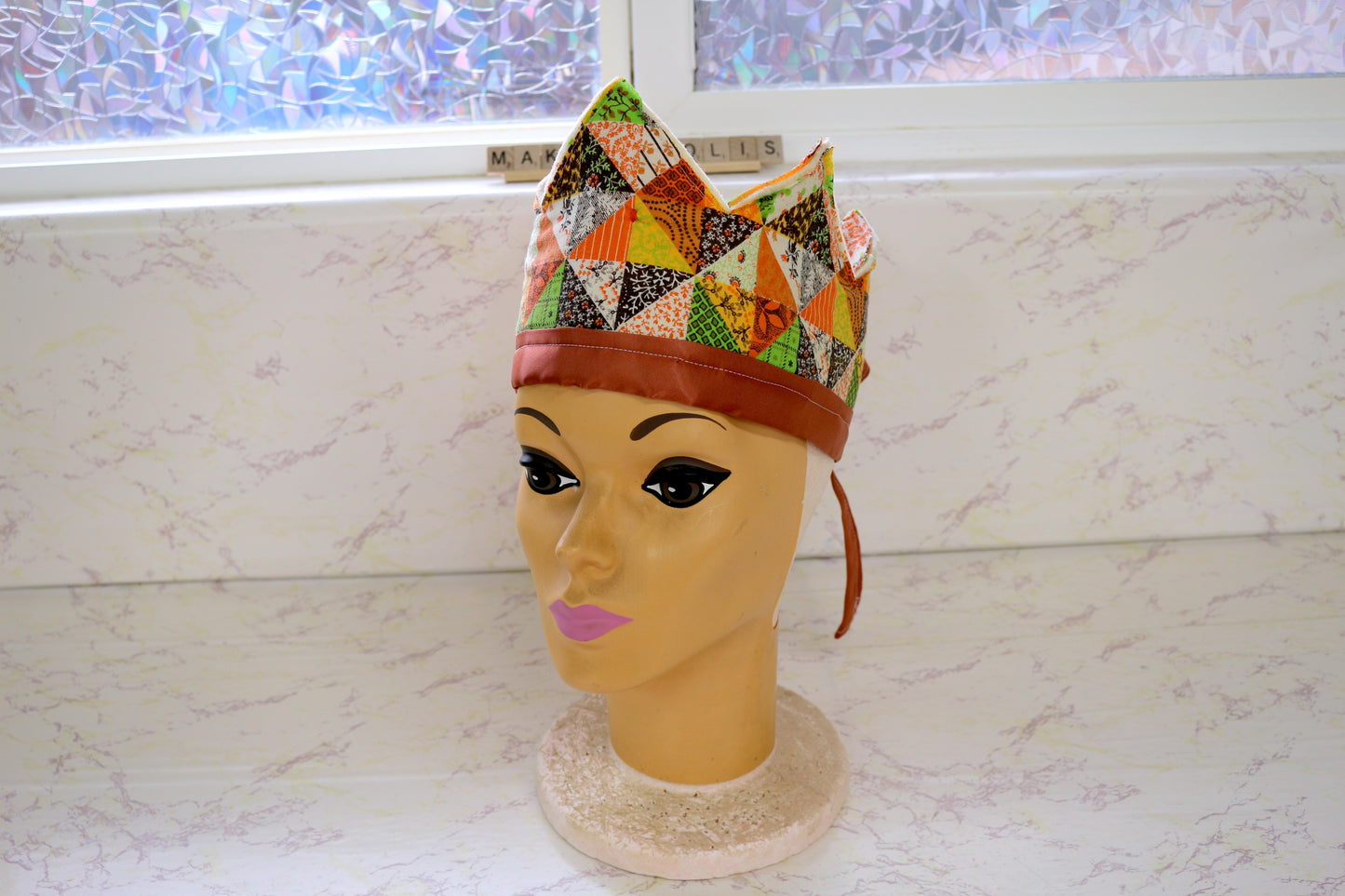 Upcycled Quilt Crowns – Whimsical Vintage Charm, Ready for Any Occasion!