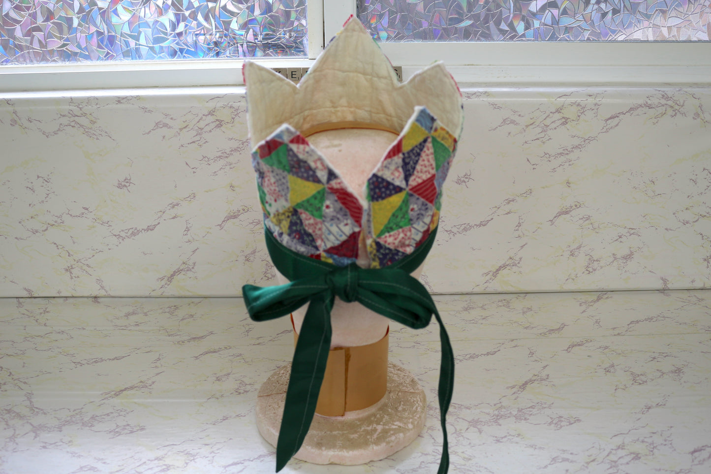 Upcycled Quilt Crowns – Whimsical Vintage Charm, Ready for Any Occasion!