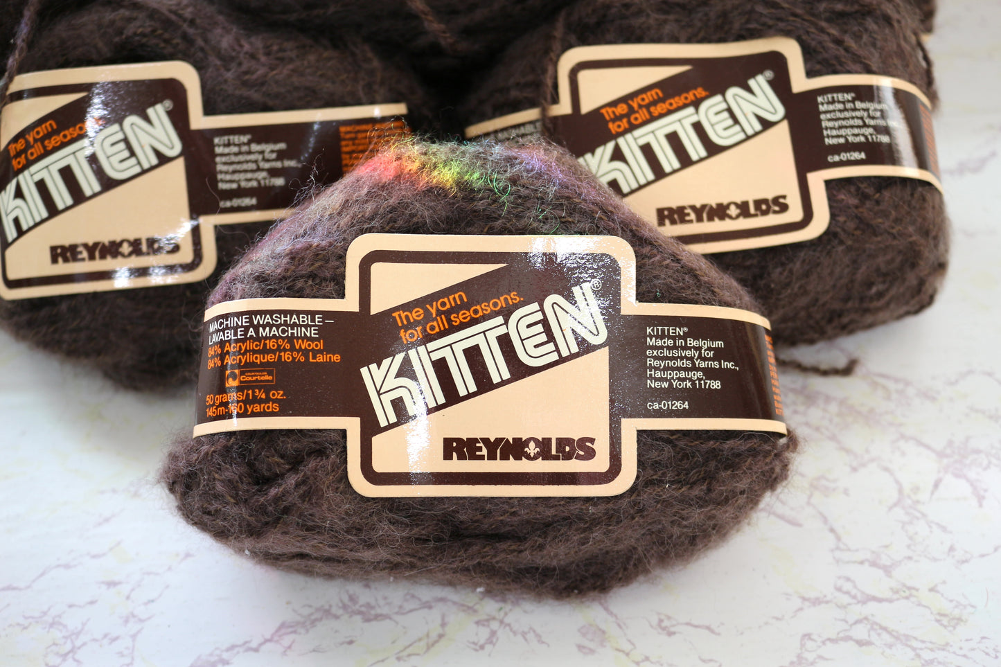 Reynolds Chocolate Brown Kitten Yarn