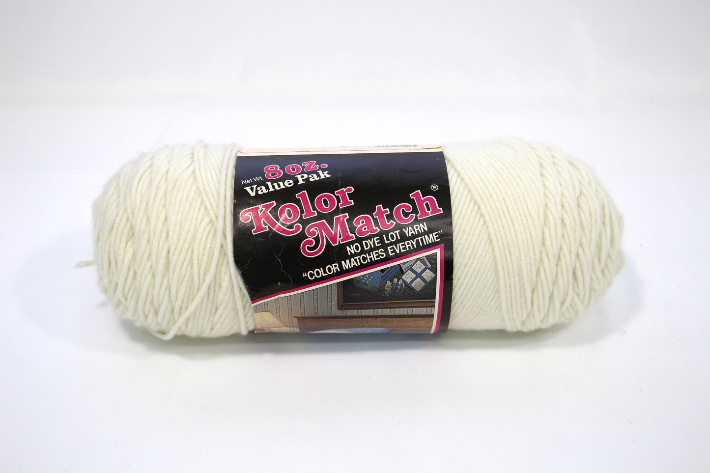 Vintage Kolor Match Yarn – 8 oz Skein Off White
