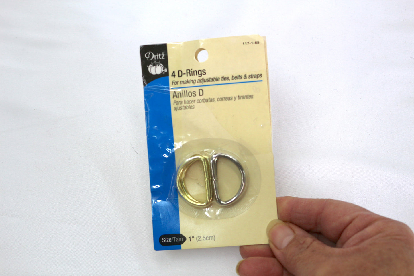 1" Mixed Dritz D Rings