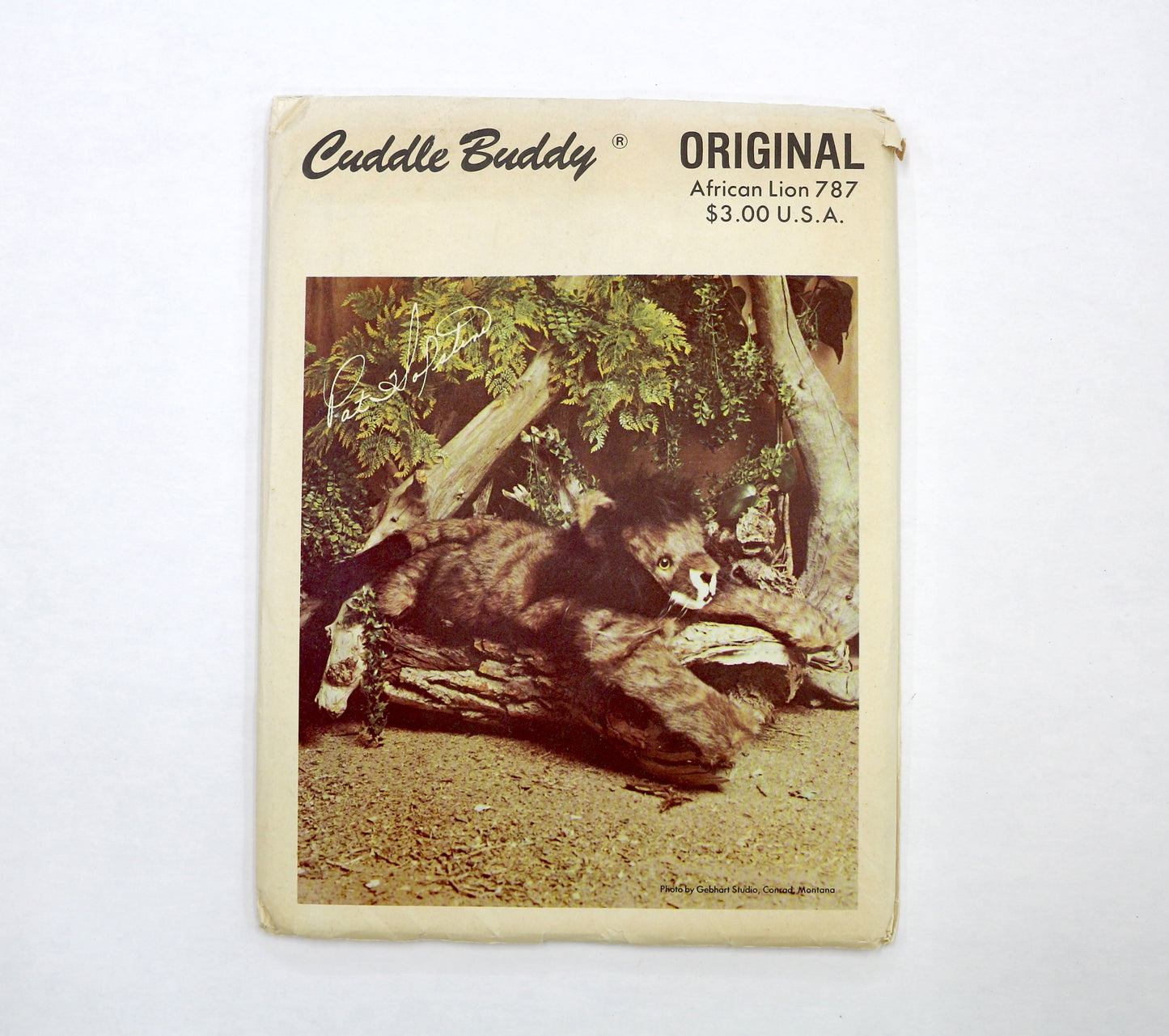 Cuddle Buddy African Lion 787 Sewing Pattern