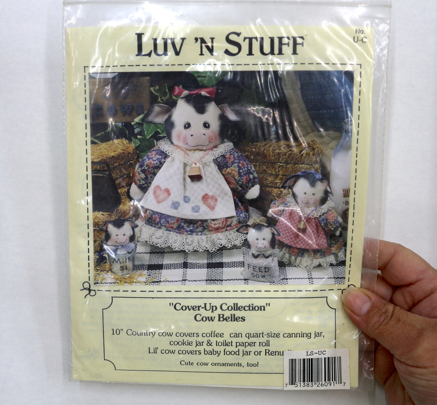 LUV N'Stuff Cover Up Collection Cow Belles Sewing Pattern