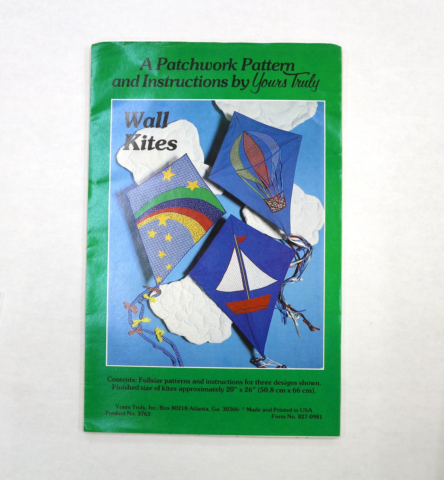 A Patchwork Pattern Wall Kites Sewing Pattern