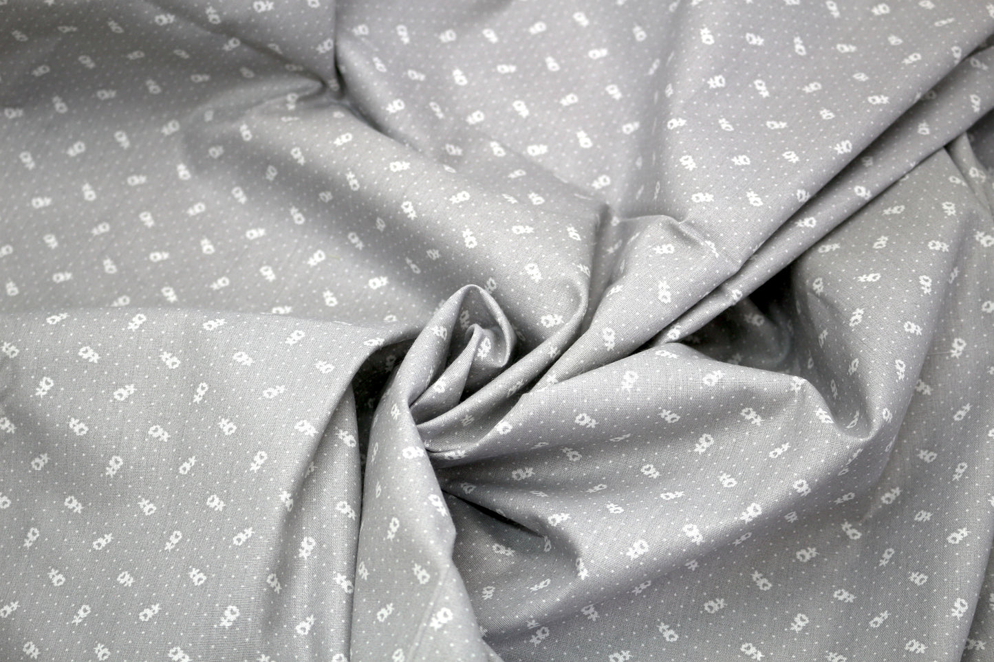 Gray Dress Weight Cotton Fabric