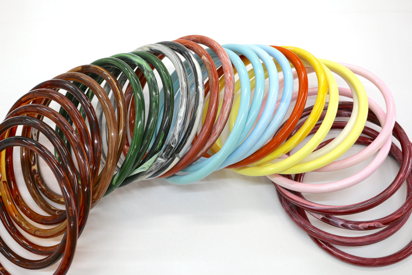 6" Round Vintage Macrame Rings – Sturdy Plastic for Crafting