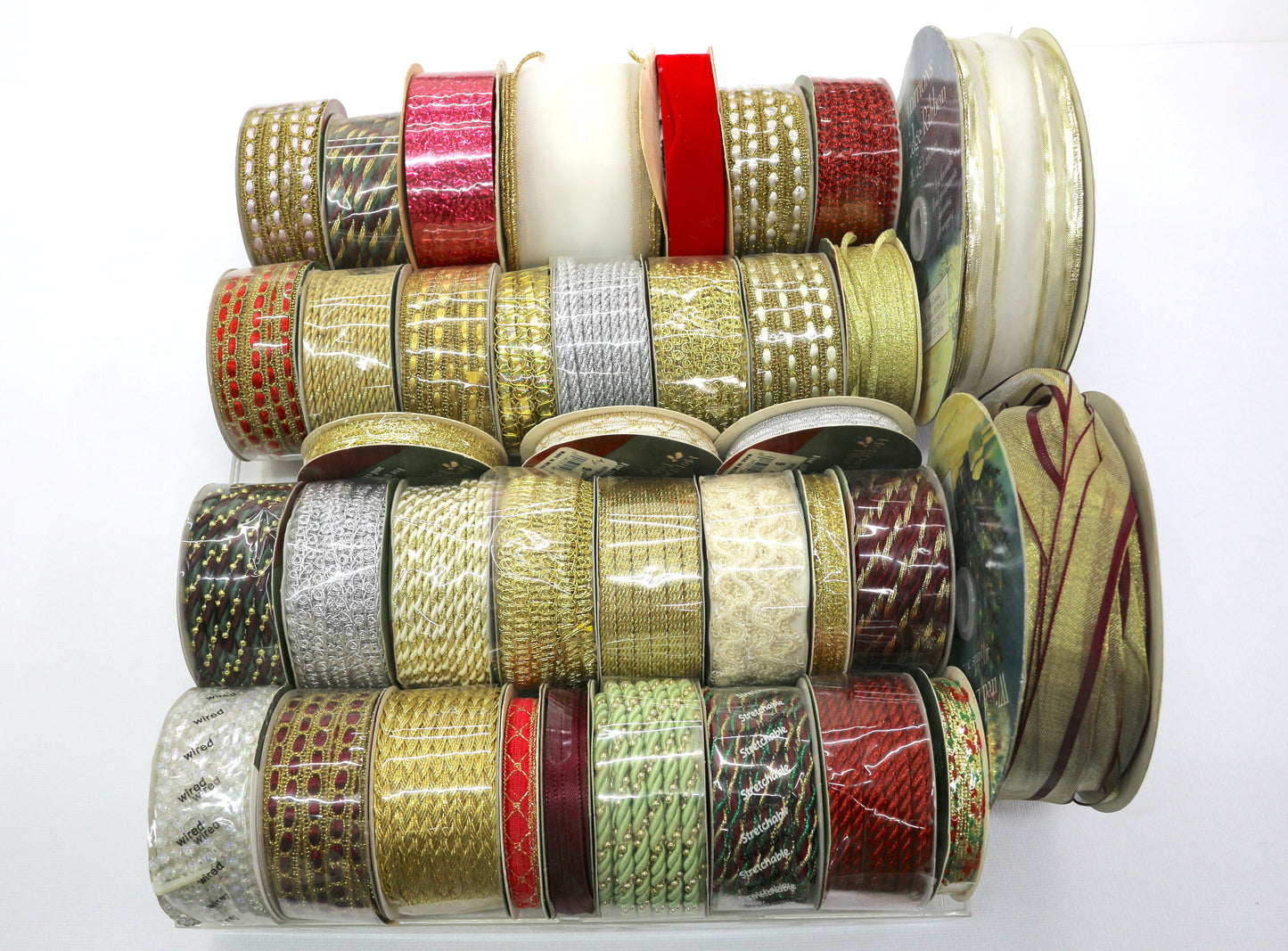 Huge Gift Wrapping Ribbon Bundle – 3.75 Pounds of Festive Fun!
